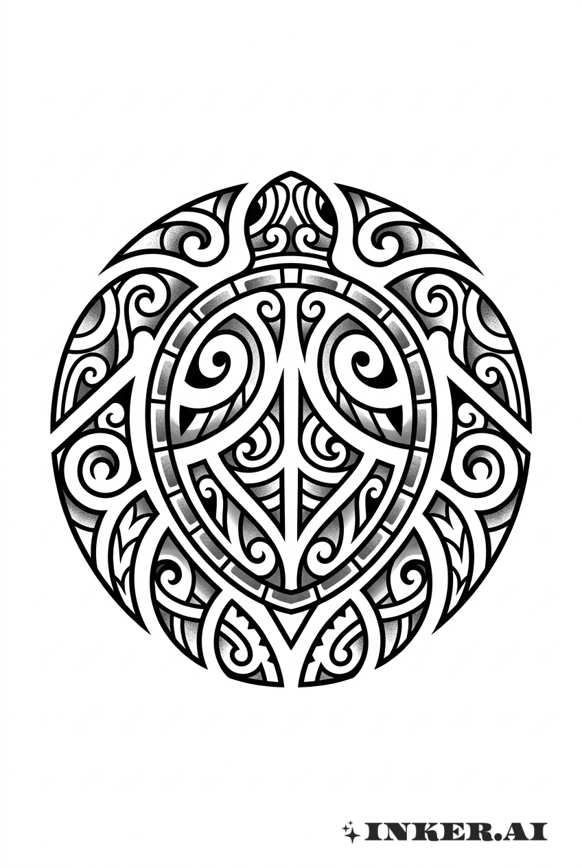Cercle de Tortue Maori