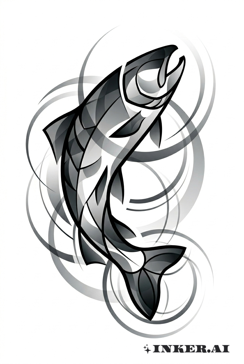 Abstracción de Ondas de Salmón