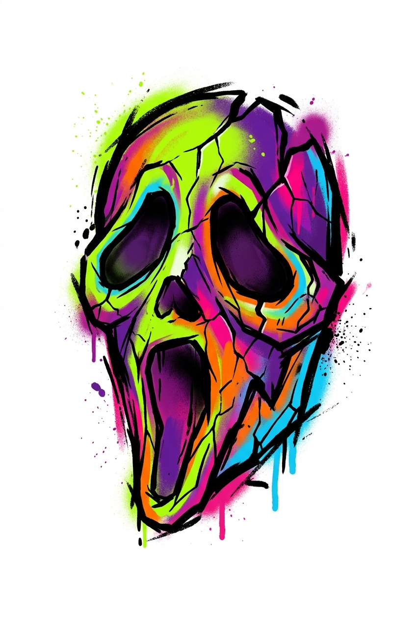 Masque Graffiti Doom