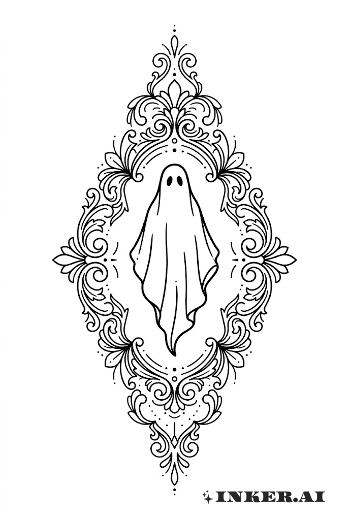 Marco Fantasmal Ornamental Victoriano