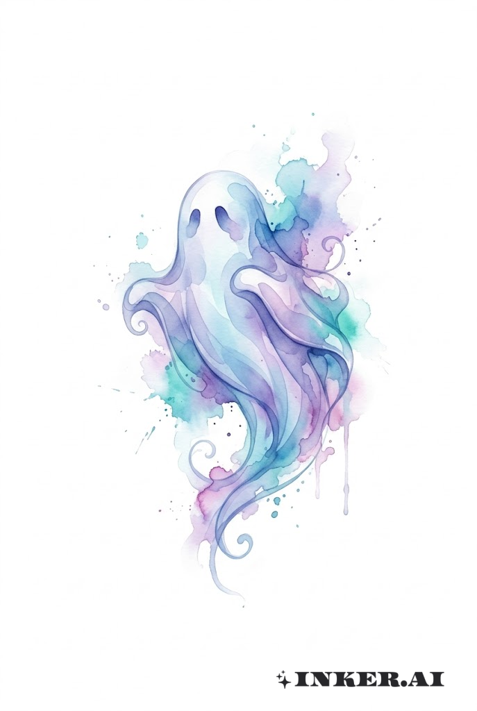 Watercolor Ghost Whisper