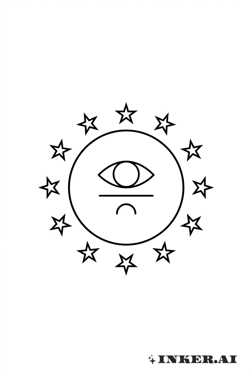 Círculo Arcano con Estrellas