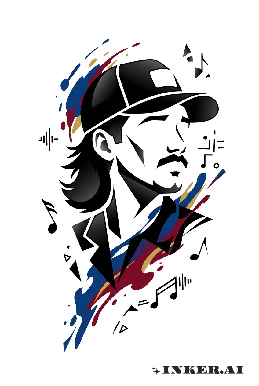 모건 월렌 추상 초상화