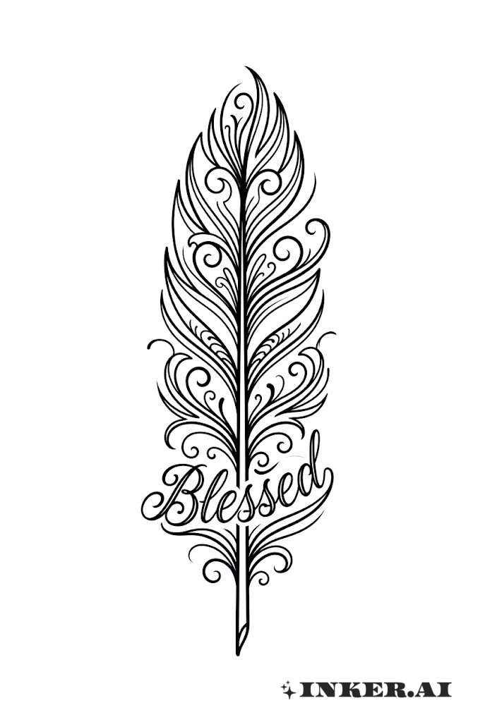 Lông Vũ Trang Trí Phước Lành