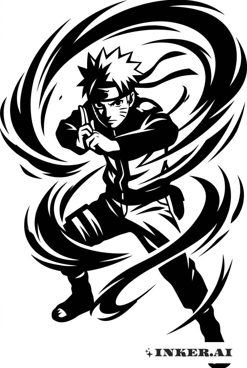 Silueta Sombria do Naruto