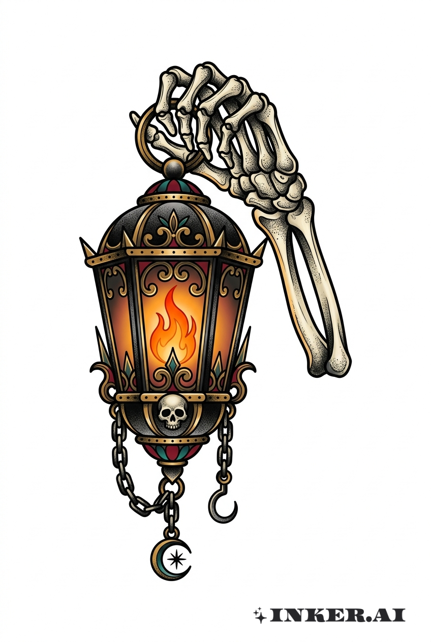 黑燈籠骷髏手