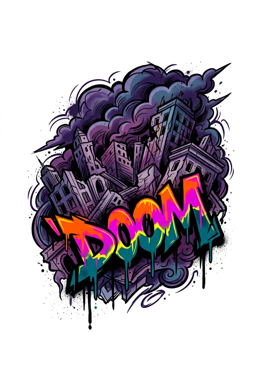 Graffiti Urbain Apocalypse