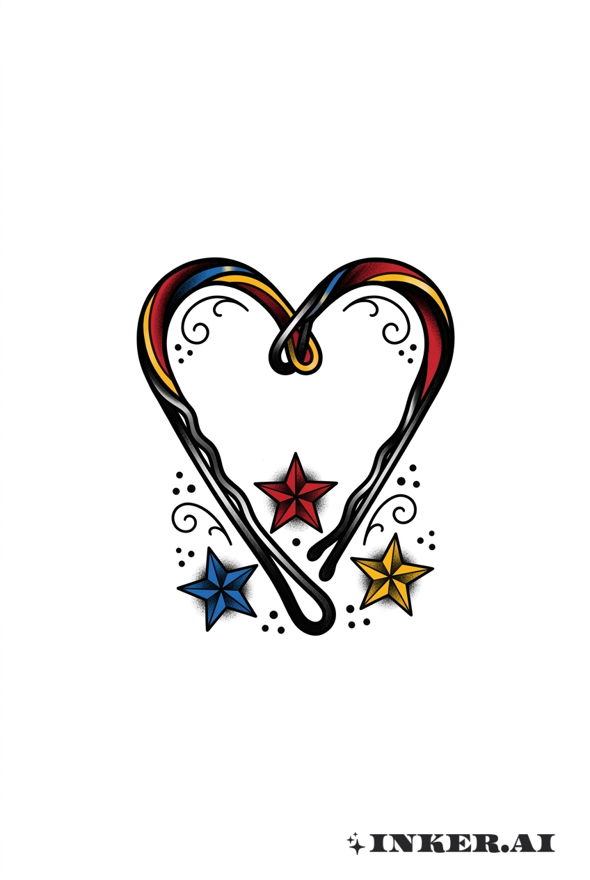 Kẹp Tóc Trái Tim Khóa Lại