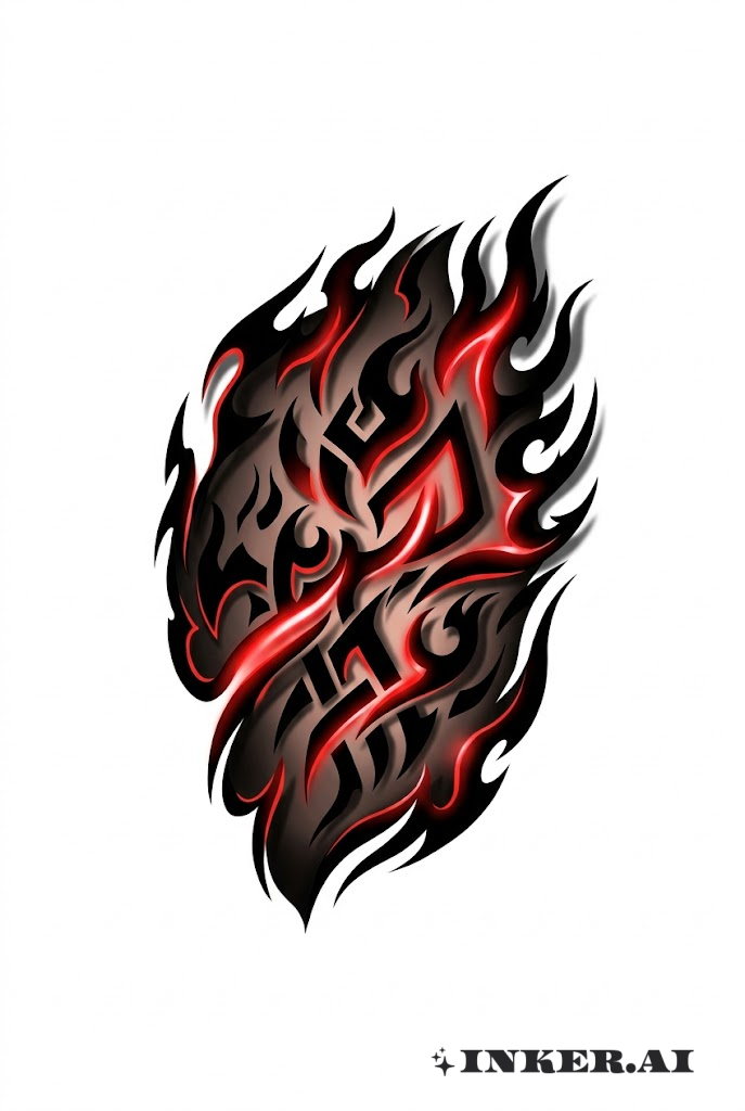 사스케 저주 낙인 각성 문신