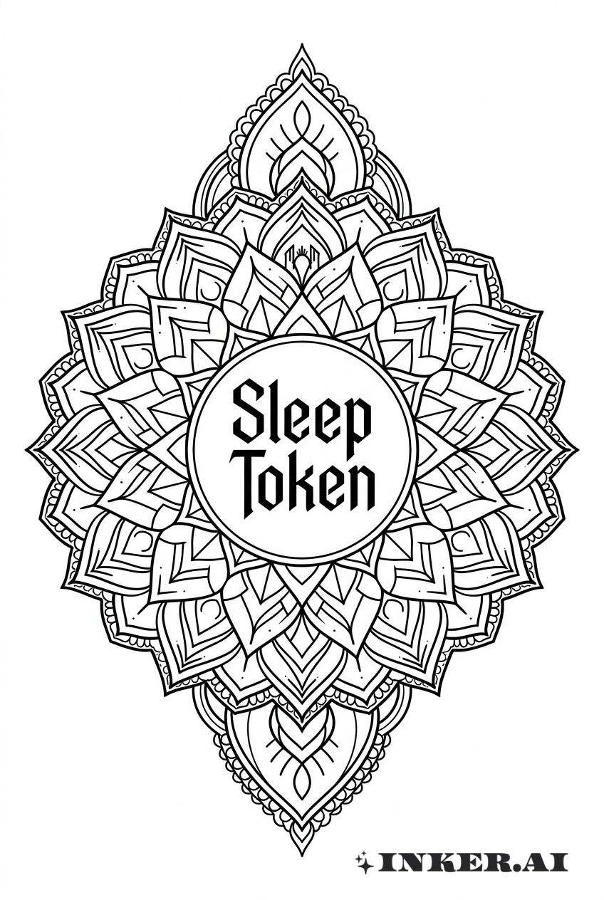 Emblème Mandala Sleep Token