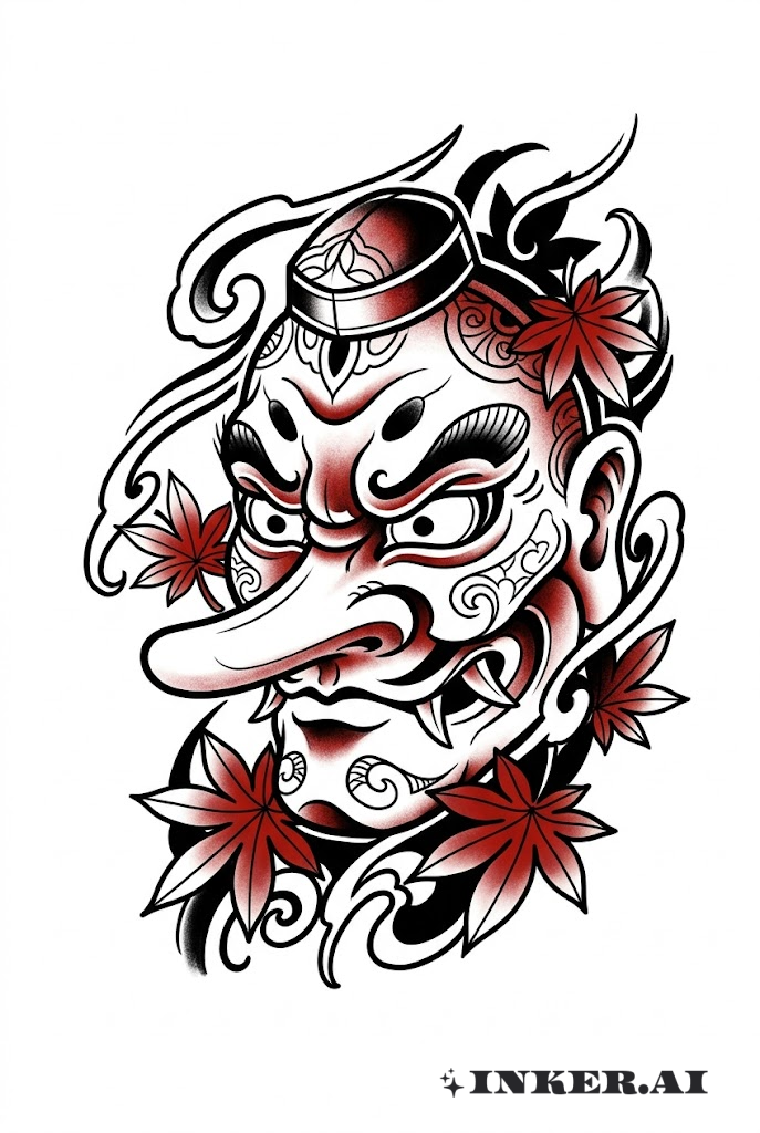 信仰の守護者 - 天狗面