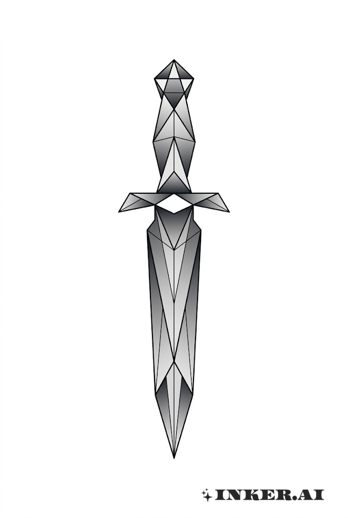 Couteau Géométrique Symétrique