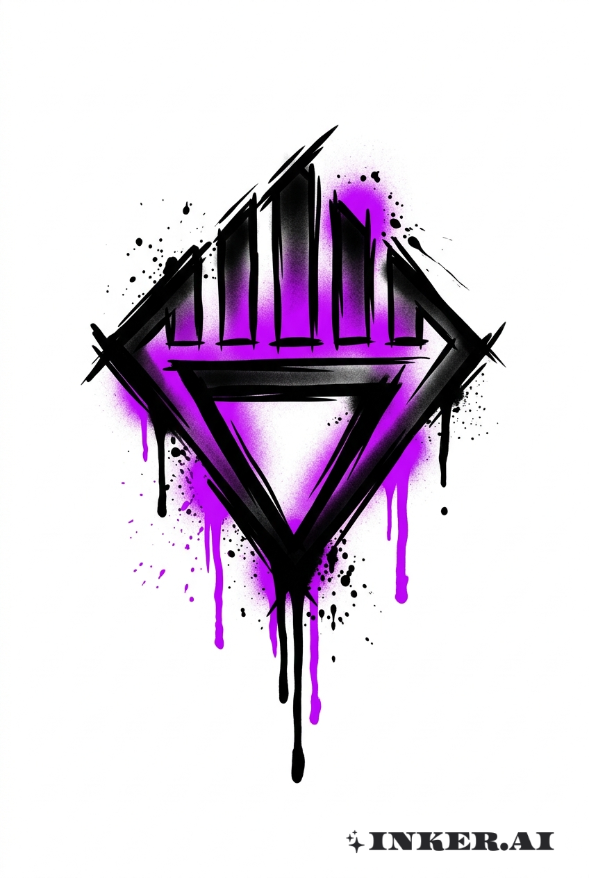 黑色燈籠塗鴉徽章