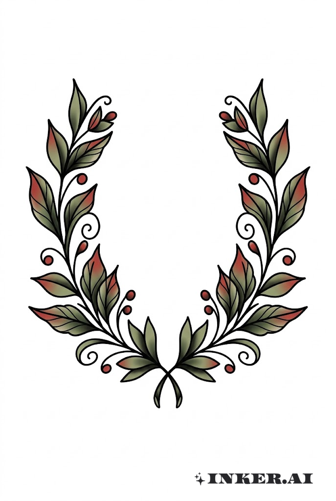 올드 스쿨 덩굴 갈란드