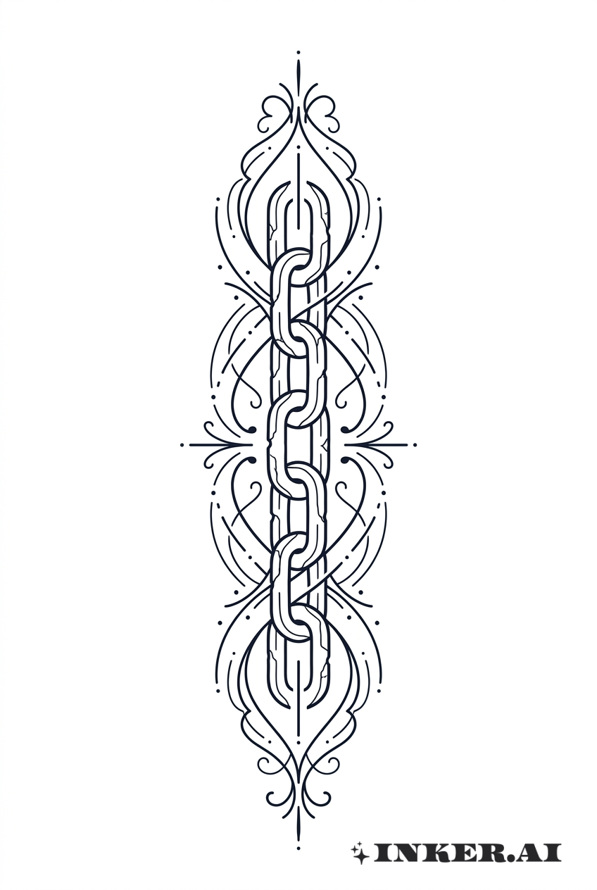 Marco ornamental de cadena Bioshock