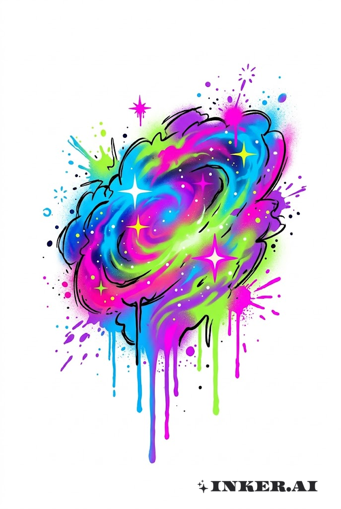 Bùng Nổ Graffiti Ngân Hà