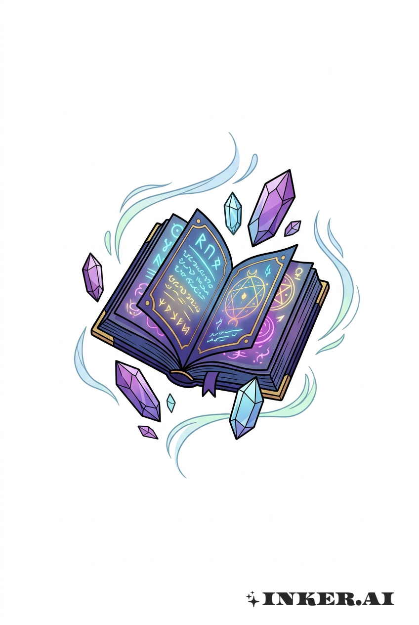 Arkane Verzauberte Zauberbuch