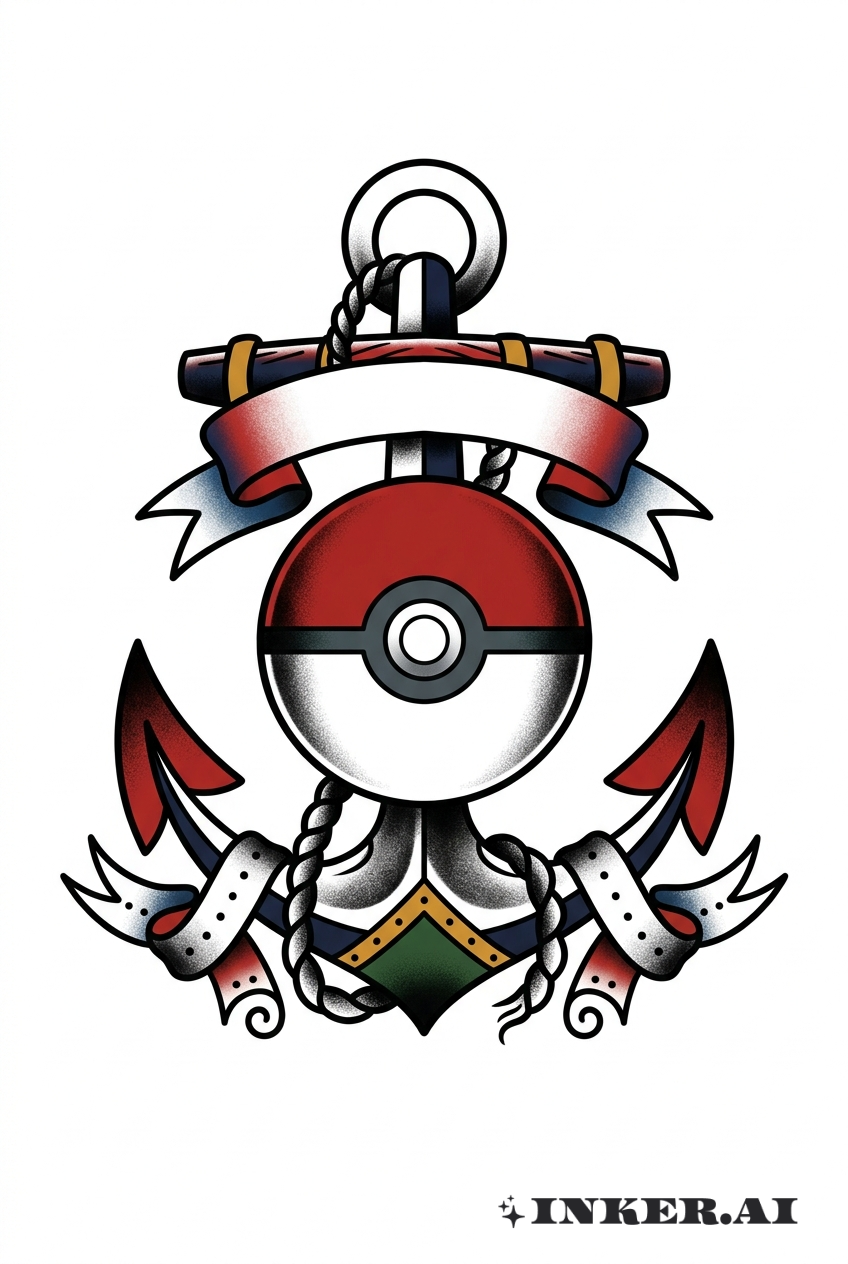 Fusion Ancre et Pokéball
