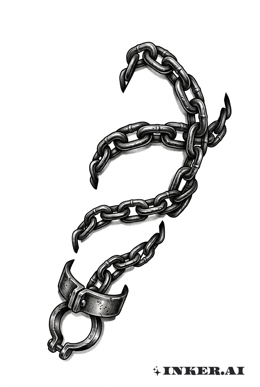 Realistic Bioshock Chain Wrapping Arm