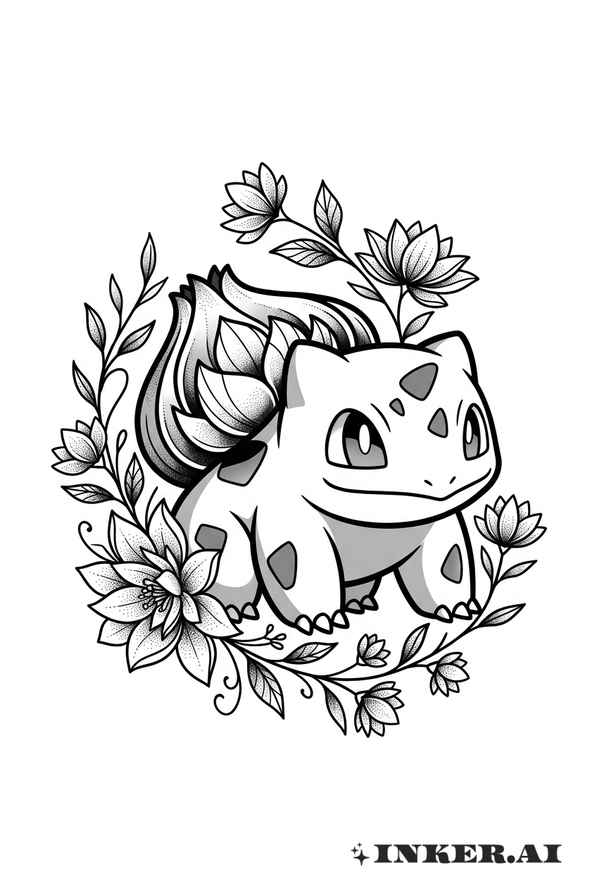 Búp Bê Đen và Xám Nở Hoa