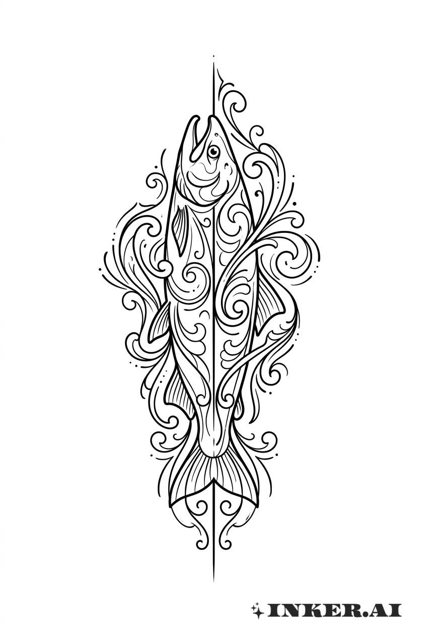 Cresta Ornamental de Salmão