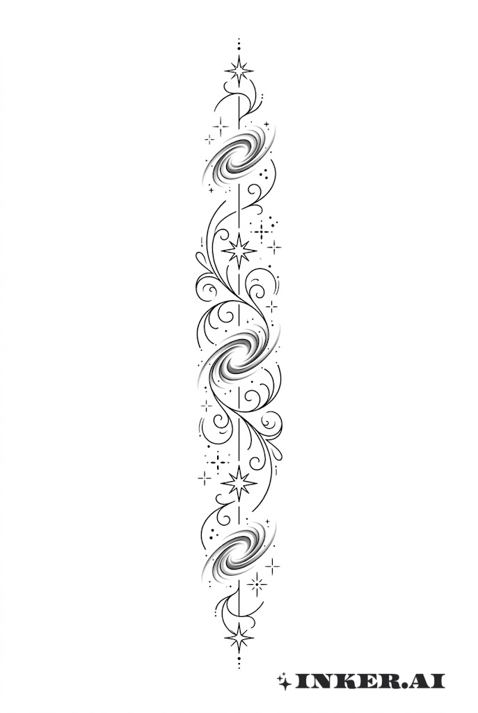 Banda Celestial Ornamental de la Galaxia