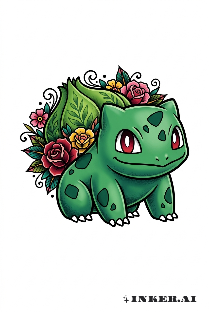 Tư Thế Cổ Điển của Bulbasaur