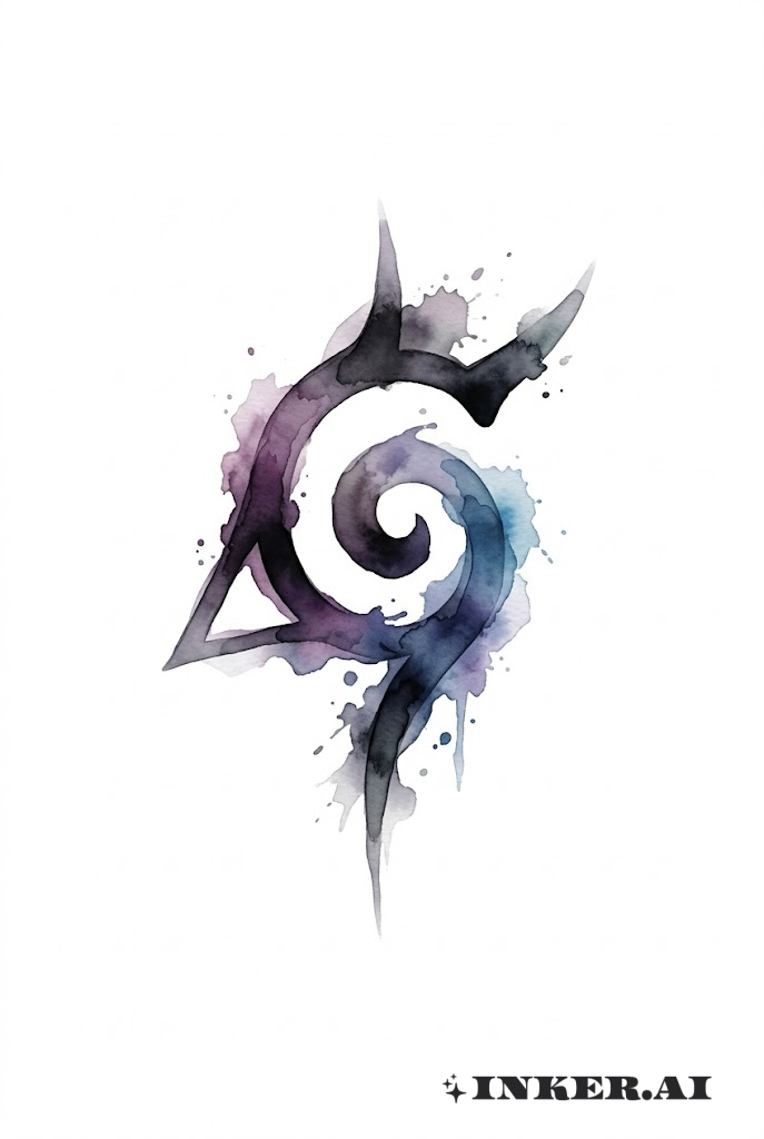 Dấu Ấn Nguyền Rủa Sasuke với Hiệu Ứng Mực Bắn