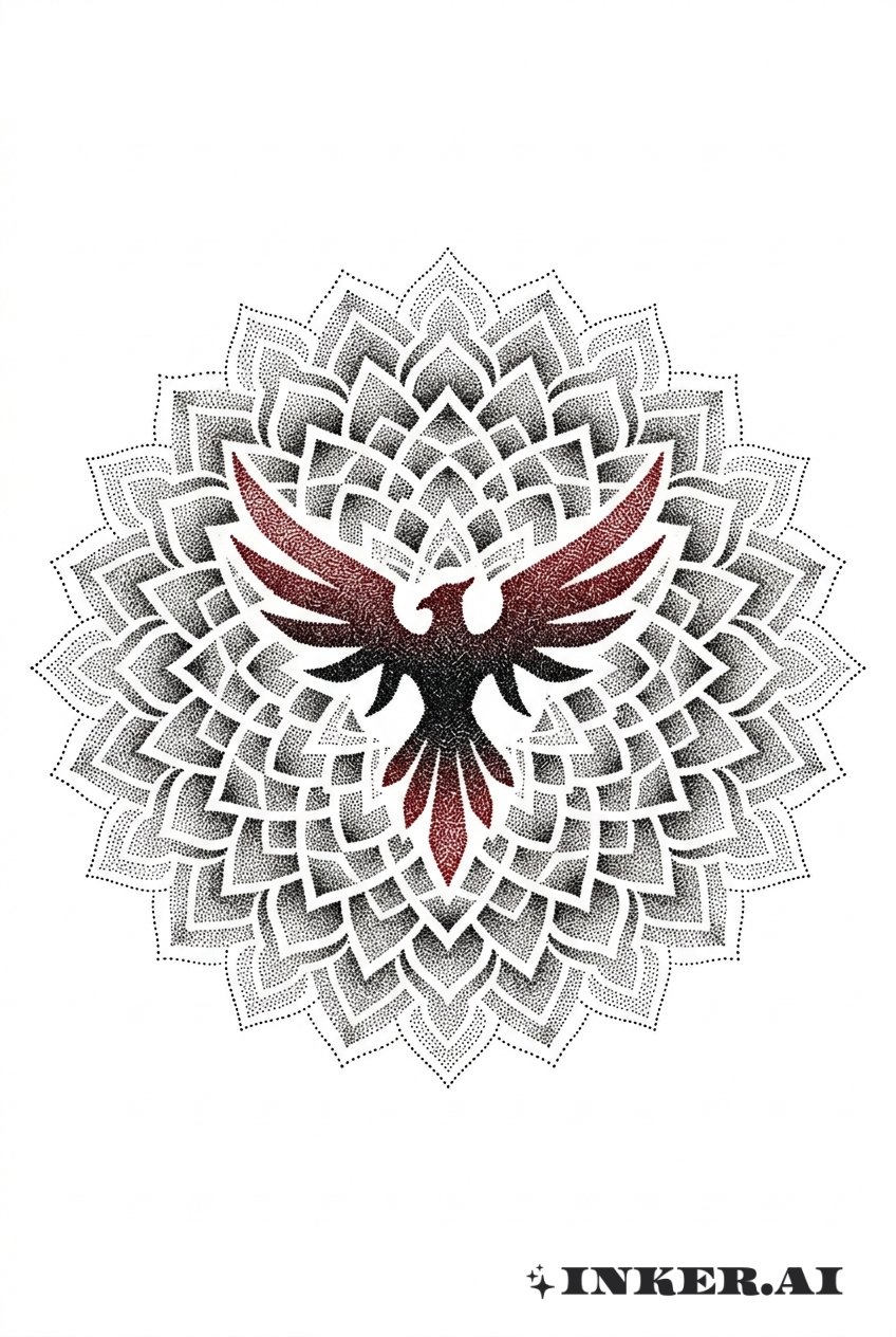 Mandala Geass Ojo en Dotwork