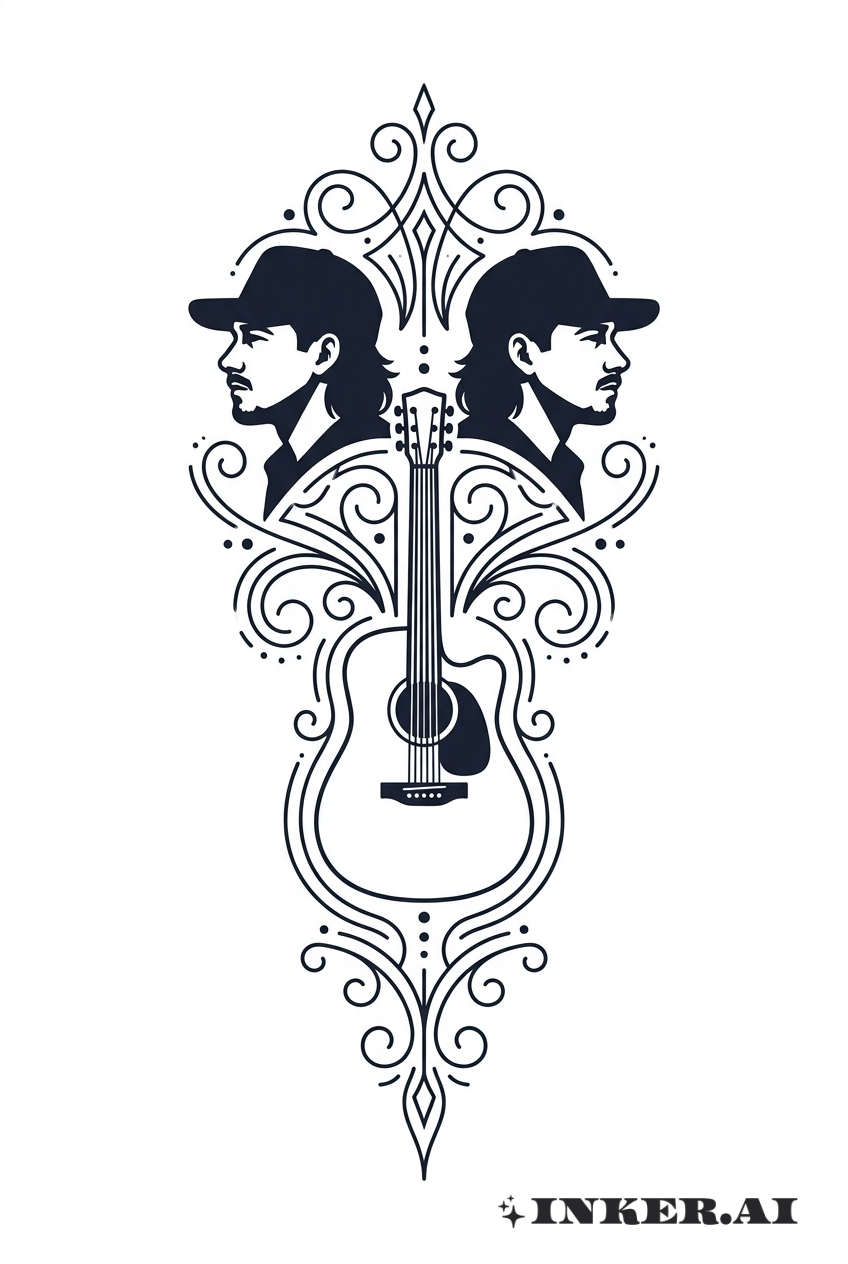 Khung Gắn Guitar Trang Trí Morgan Wallen