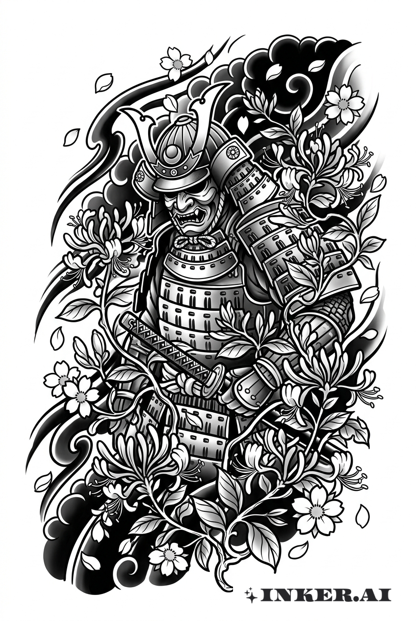 Samouraï Étreinte de Chèvrefeuille