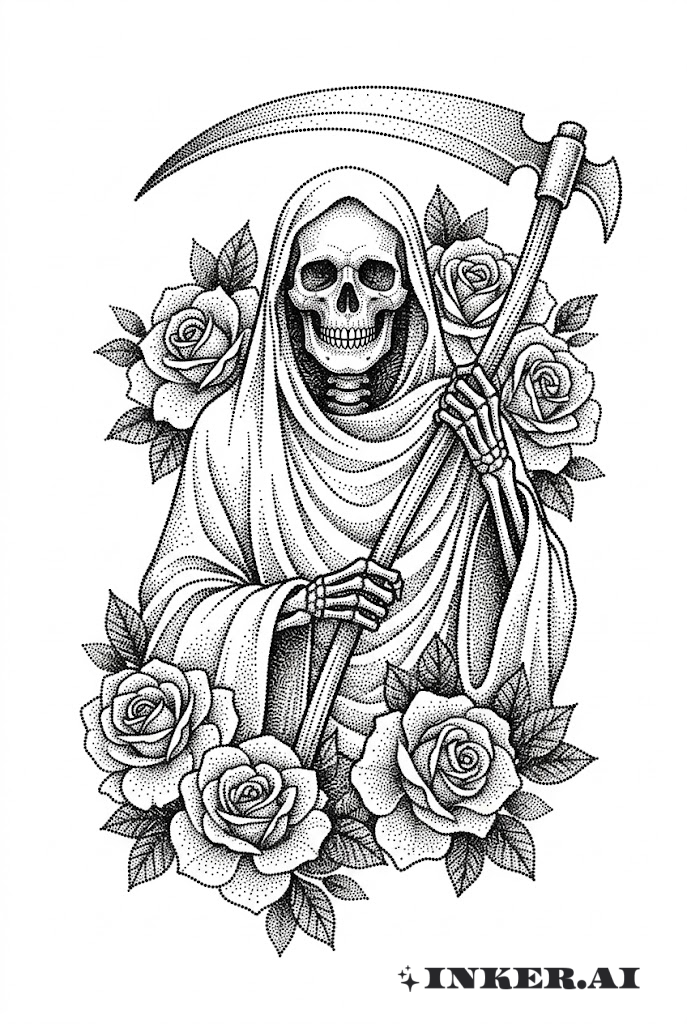 點畫聖死神神聖玫瑰