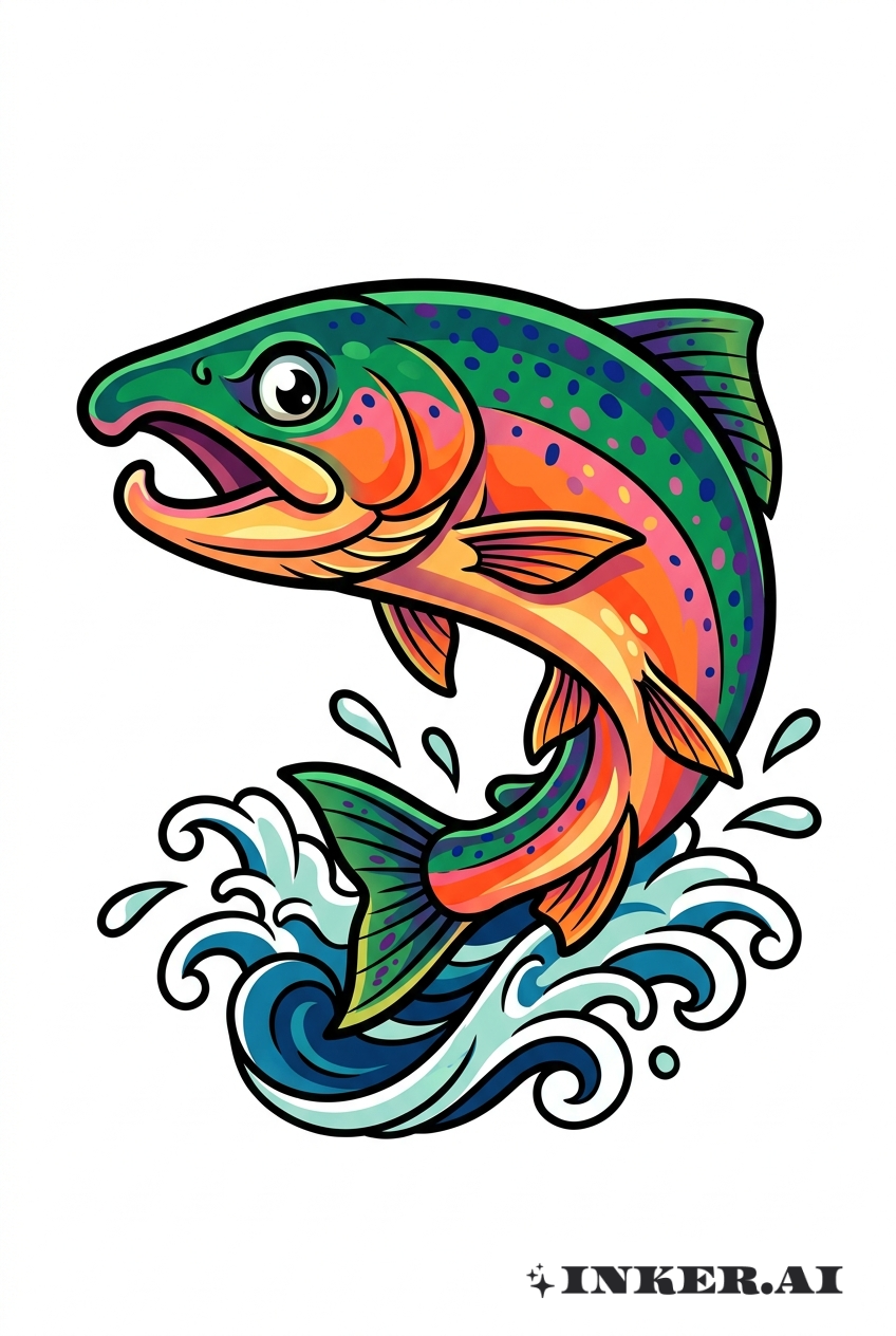 Salmon Splash in New School