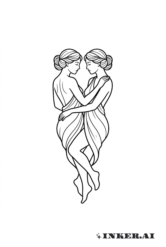 スケッチ 双子座 ハーモニー