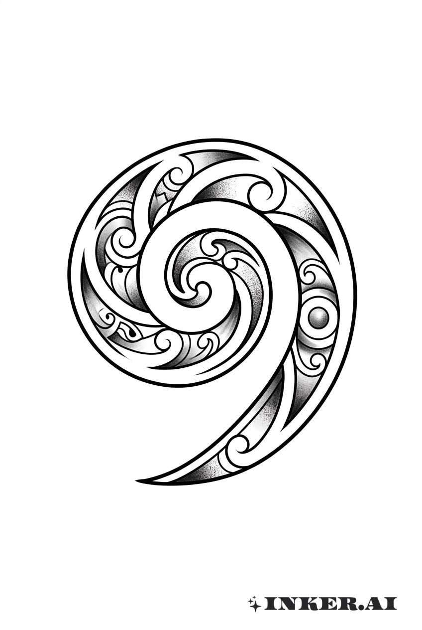 Spirale Koru Maori