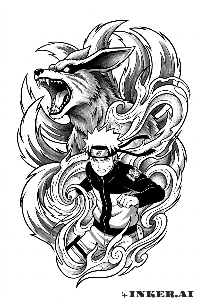 Liberação do Chakra de Kurama