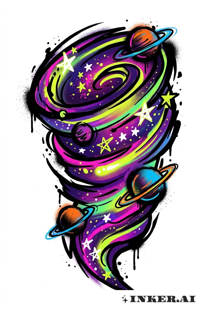 Graffiti Space Vortex