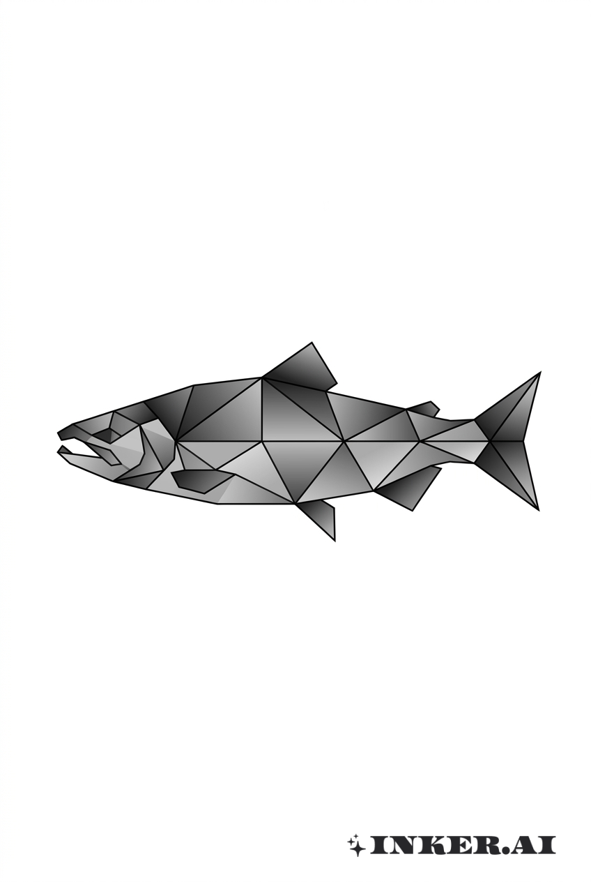 Harmonie Triangle Saumon