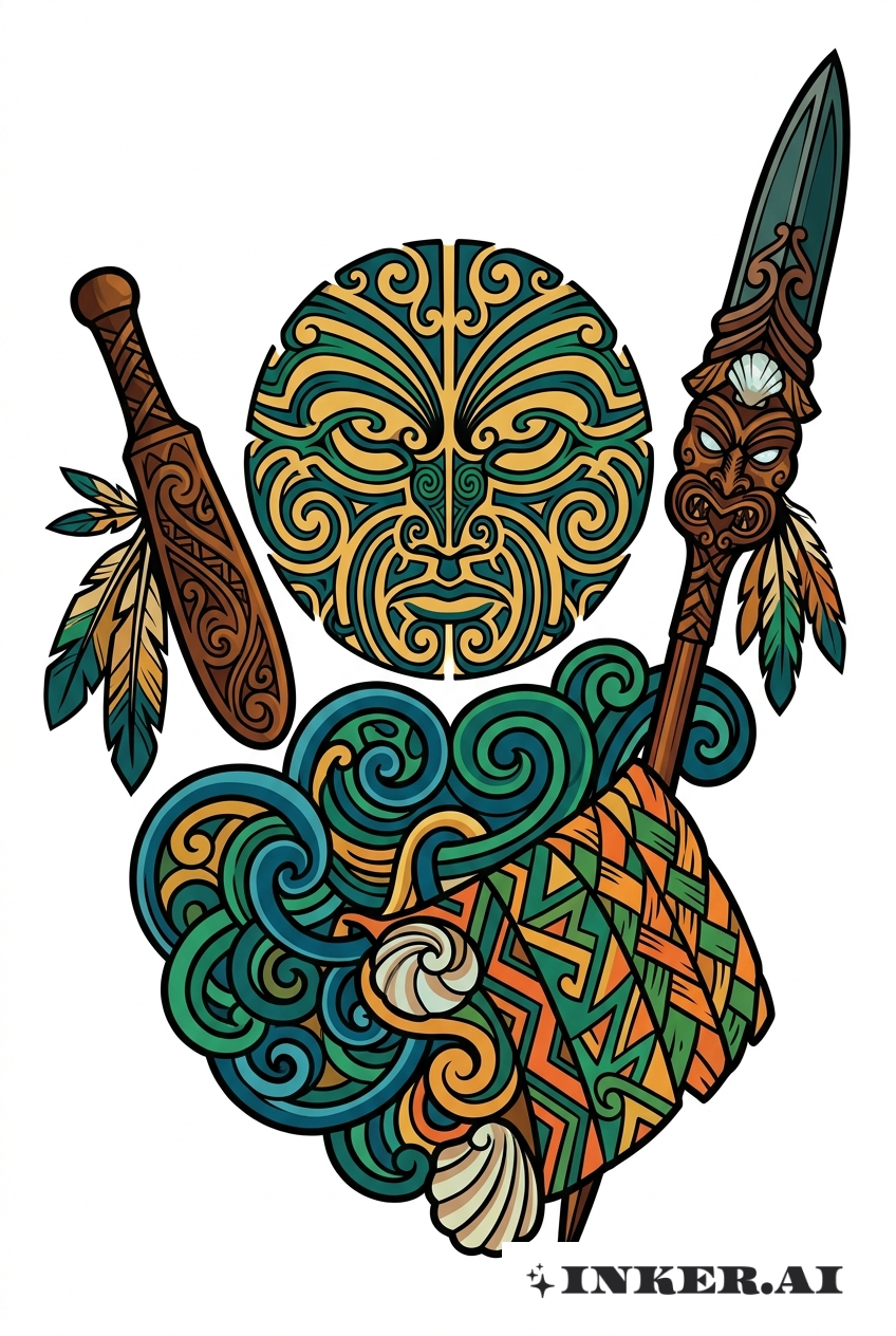 Guerrier Maori New School
