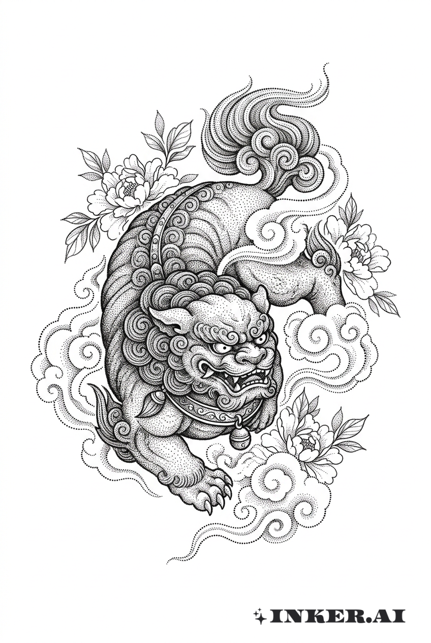 Abraço Místico do Leão Chinês
