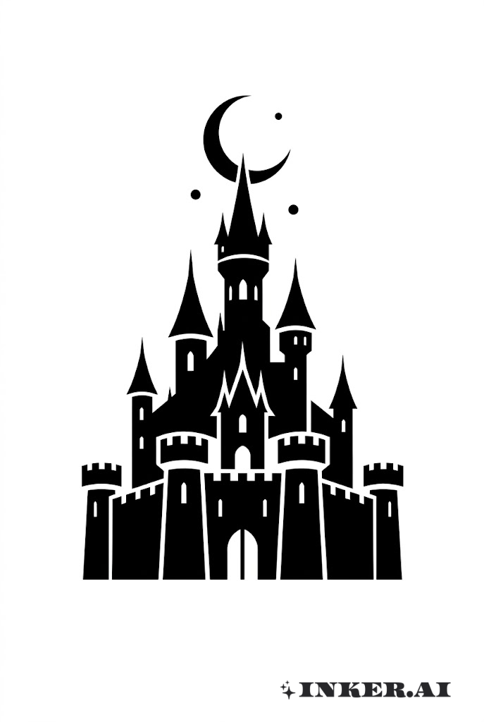 黑暗王國城堡剪影