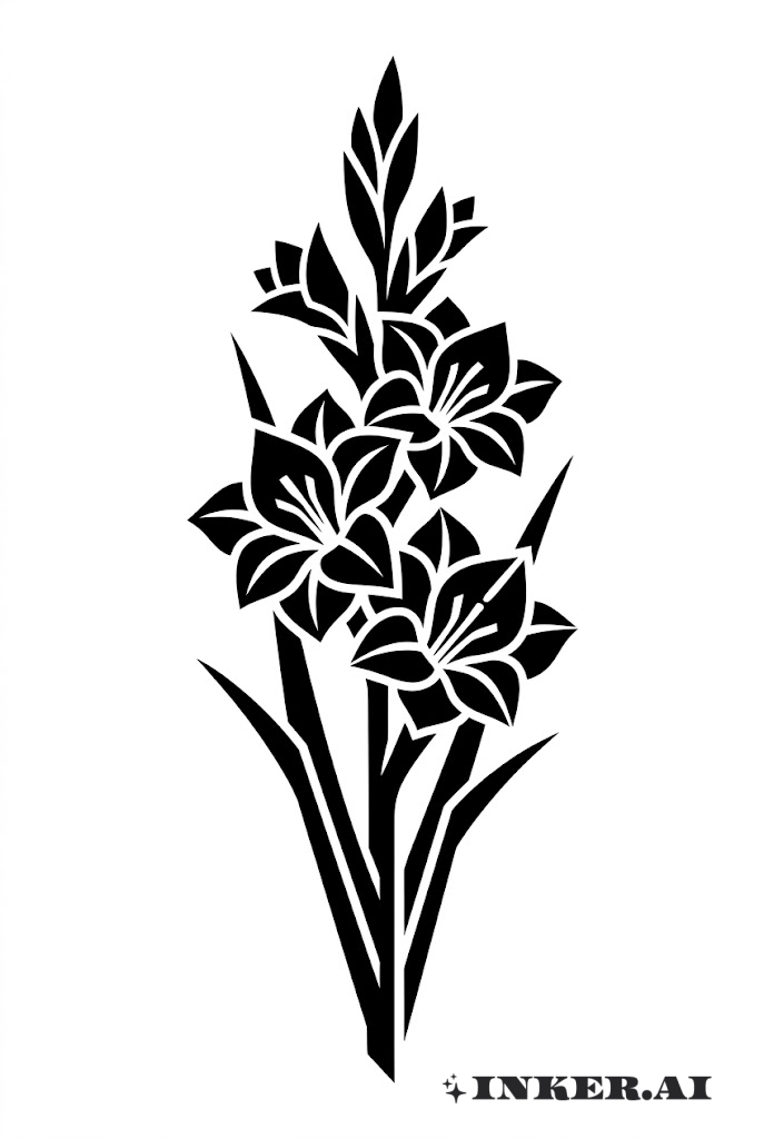 劍蘭戰士部落風