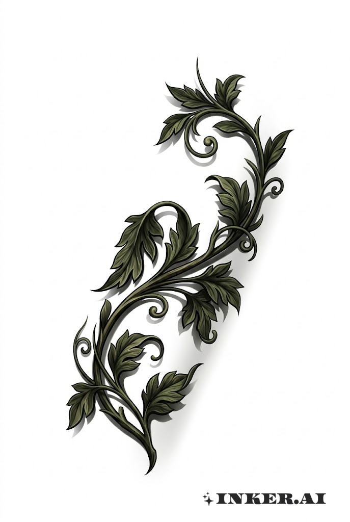 3D Kletterpflanzen-Wickel