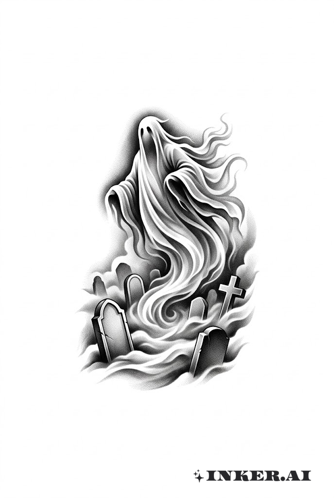 Haunted Spirit Emerging 3D