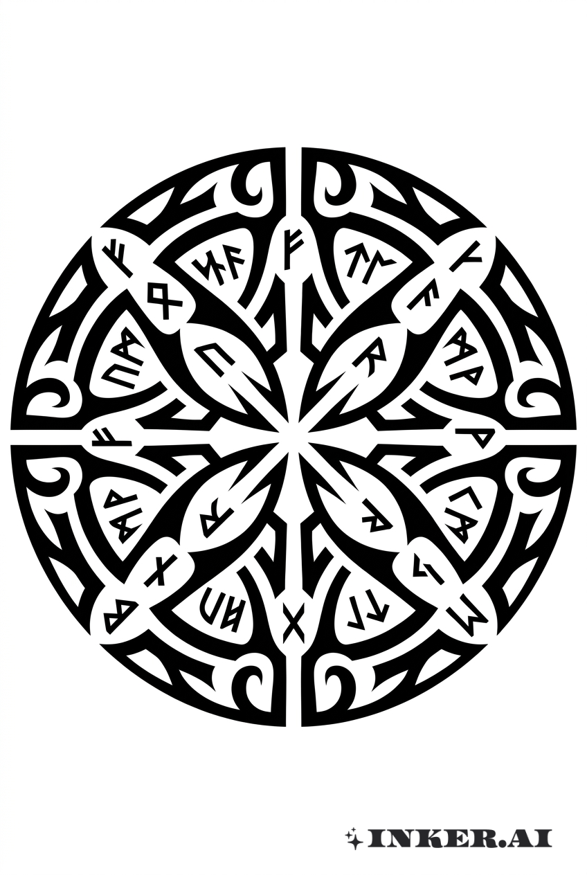 アルケイン・トライバル・ルーン・サークル