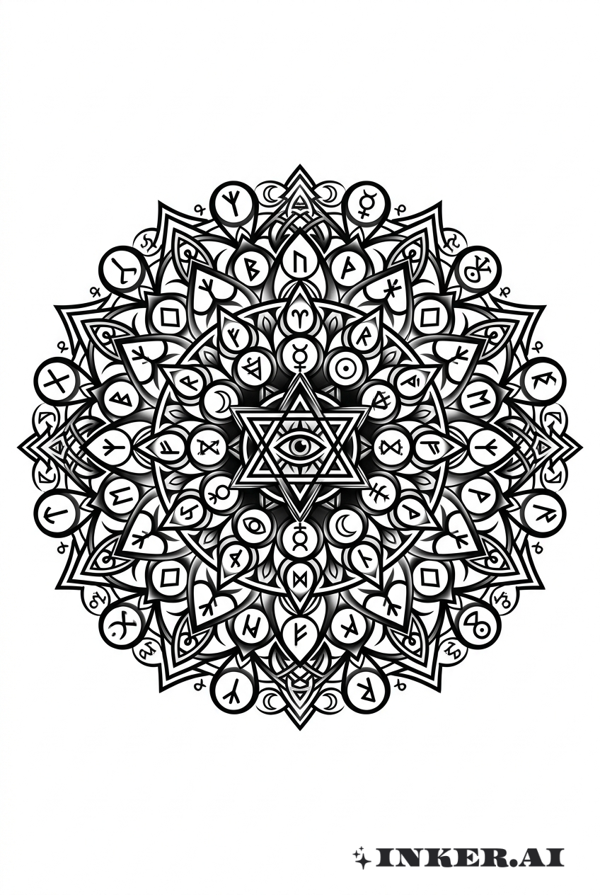 Mandala de Sigilos Arcanos