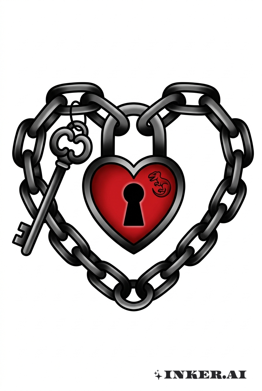 바이오쇼크 체인 하트 자물쇠