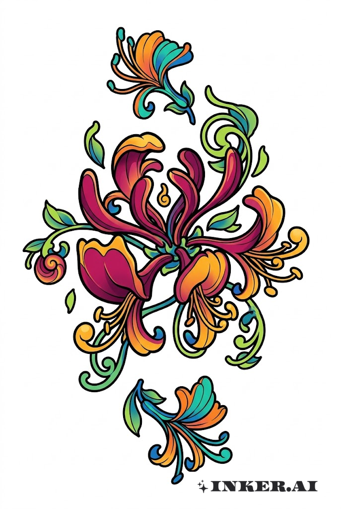 Geißblatt-Traumlandschaft