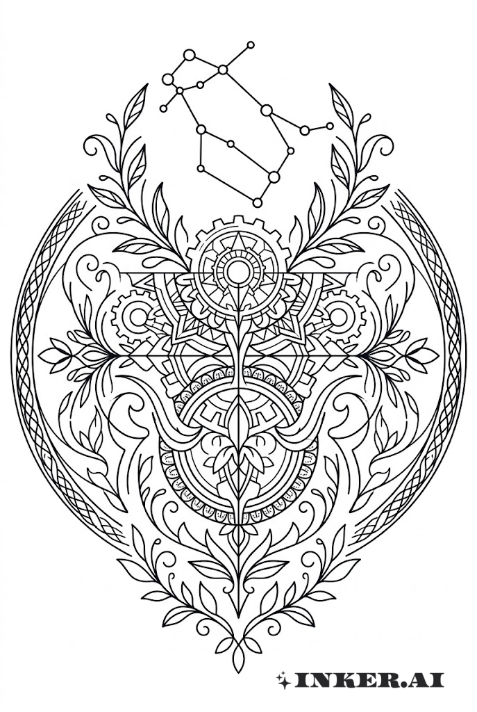 雙子座星座曼荼羅