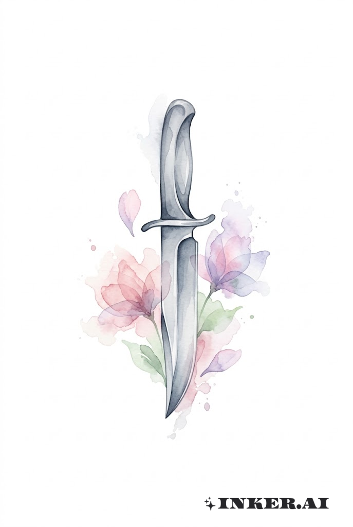 Couteau Aquarelle Éclat